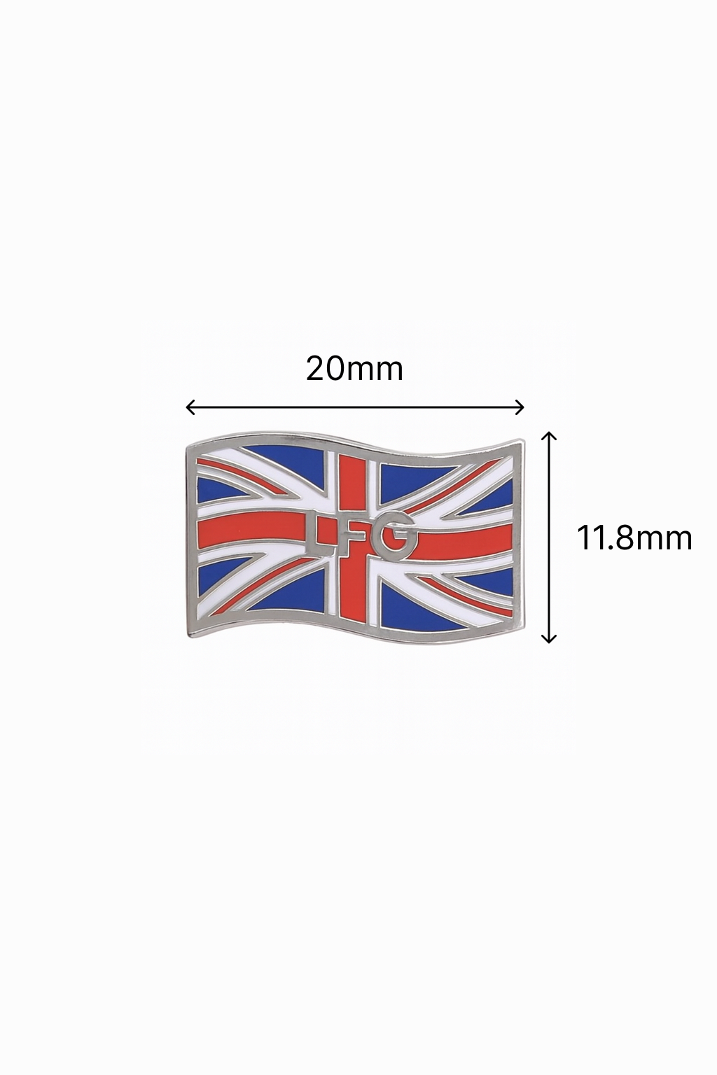 LFG X Union Jack pin badge