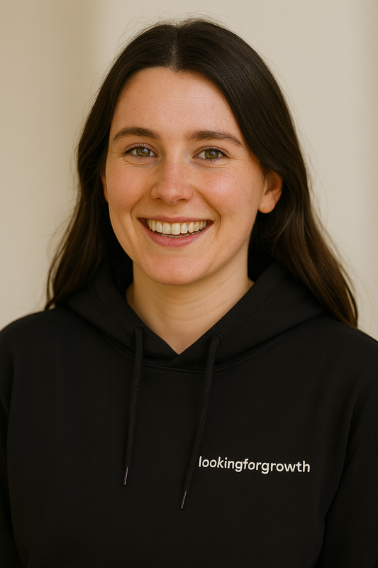 lookingforgrowth hoodie - Small logo