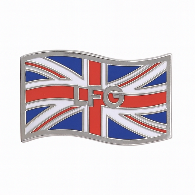 LFG X Union Jack pin badge (20mm x 11.8mm)