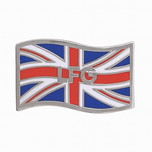 LFG X Union Jack pin badge (20mm x 11.8mm)