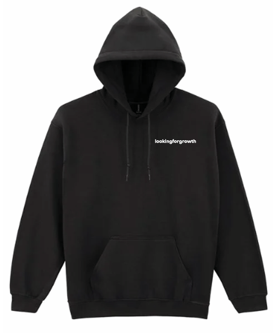 lookingforgrowth hoodie - Small logo